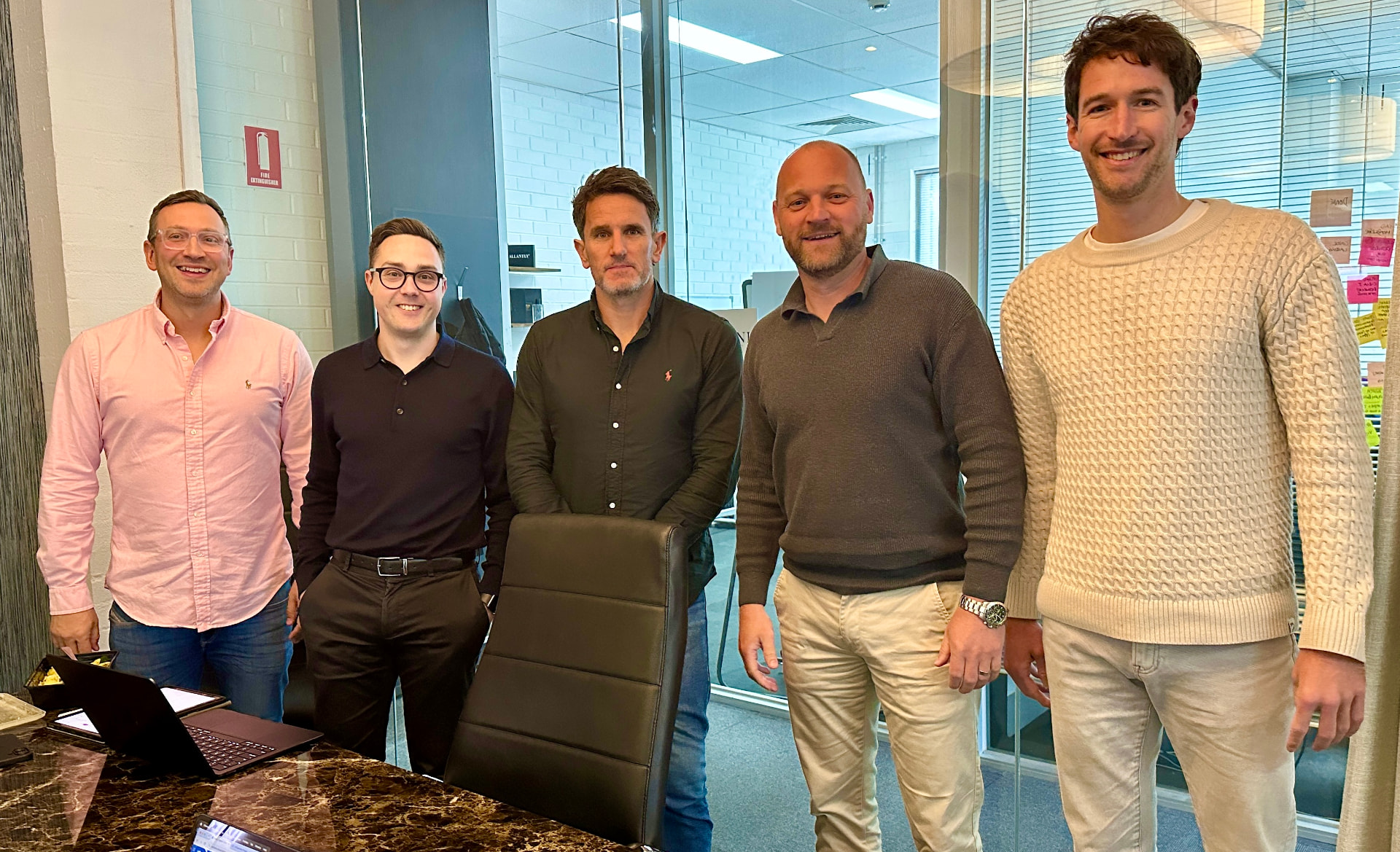 The BusinessAI team on the call